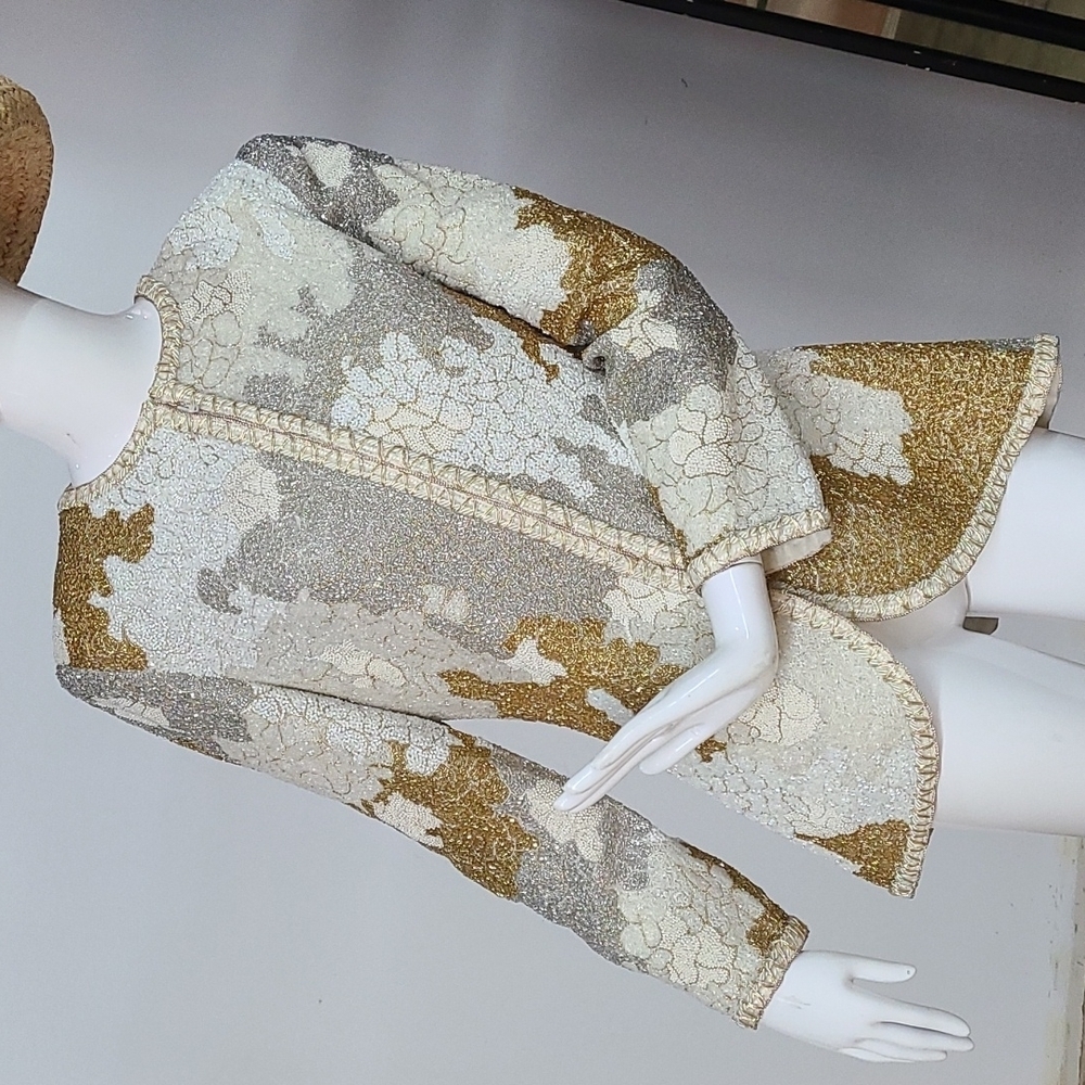 Capriccio - Mary McFadden Beaded Couture Jacket Blazer